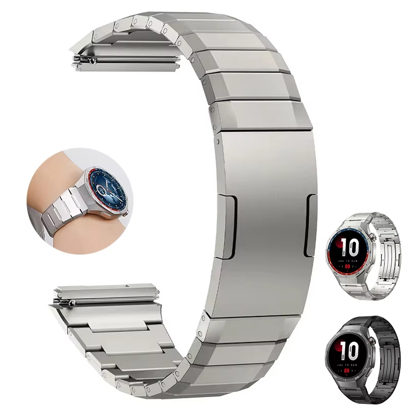 Titan Smartwatch Accessories - Roestvrijstalen band voor Huawei Watch GT6