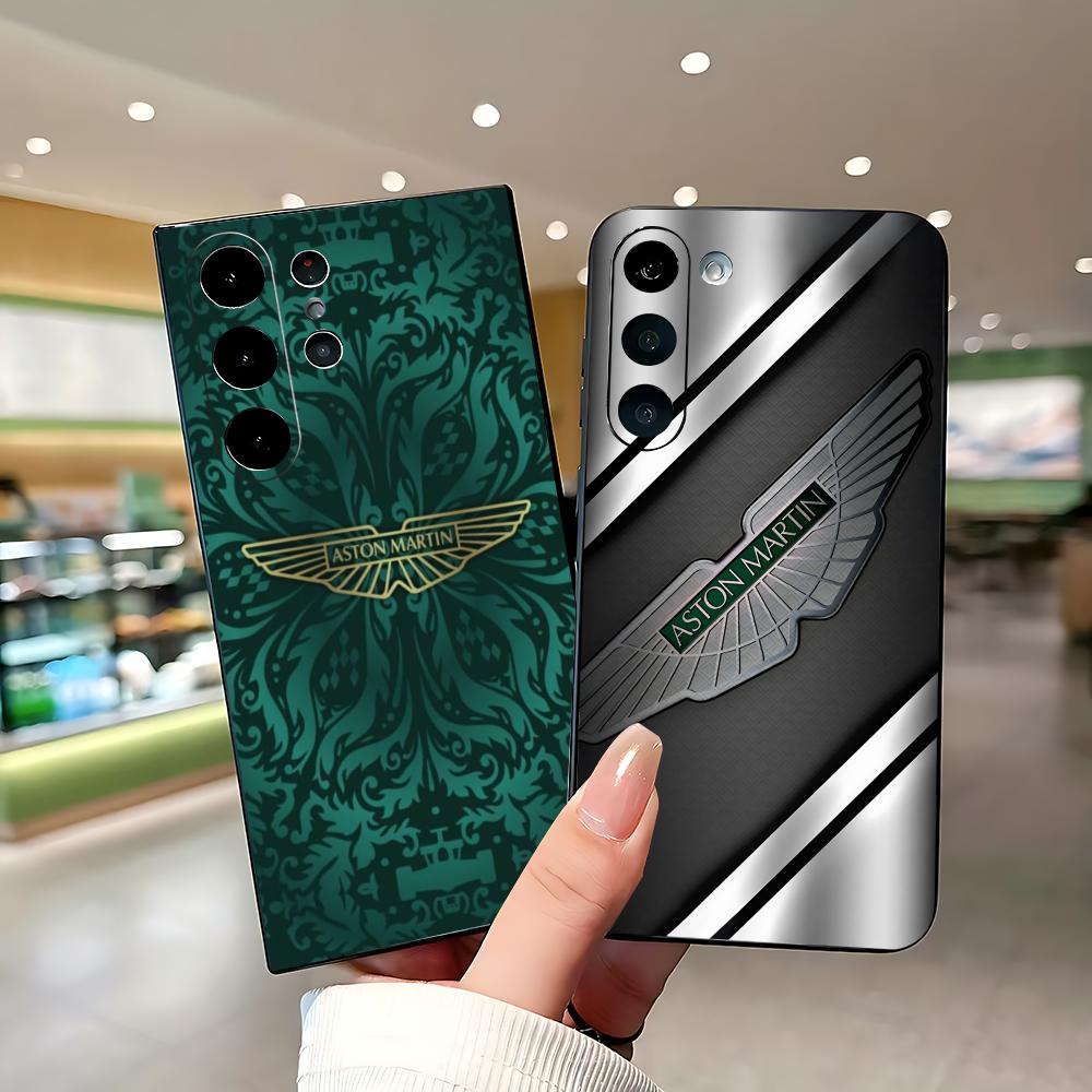 Samsung Galaxy S24 - Luxe auto A-Aston Martin telefoonhoesje voor