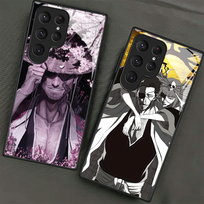Samsung Galaxy S24 - Bleach Kyoraku Shunsui Gehard Glas Telefoonhoesje