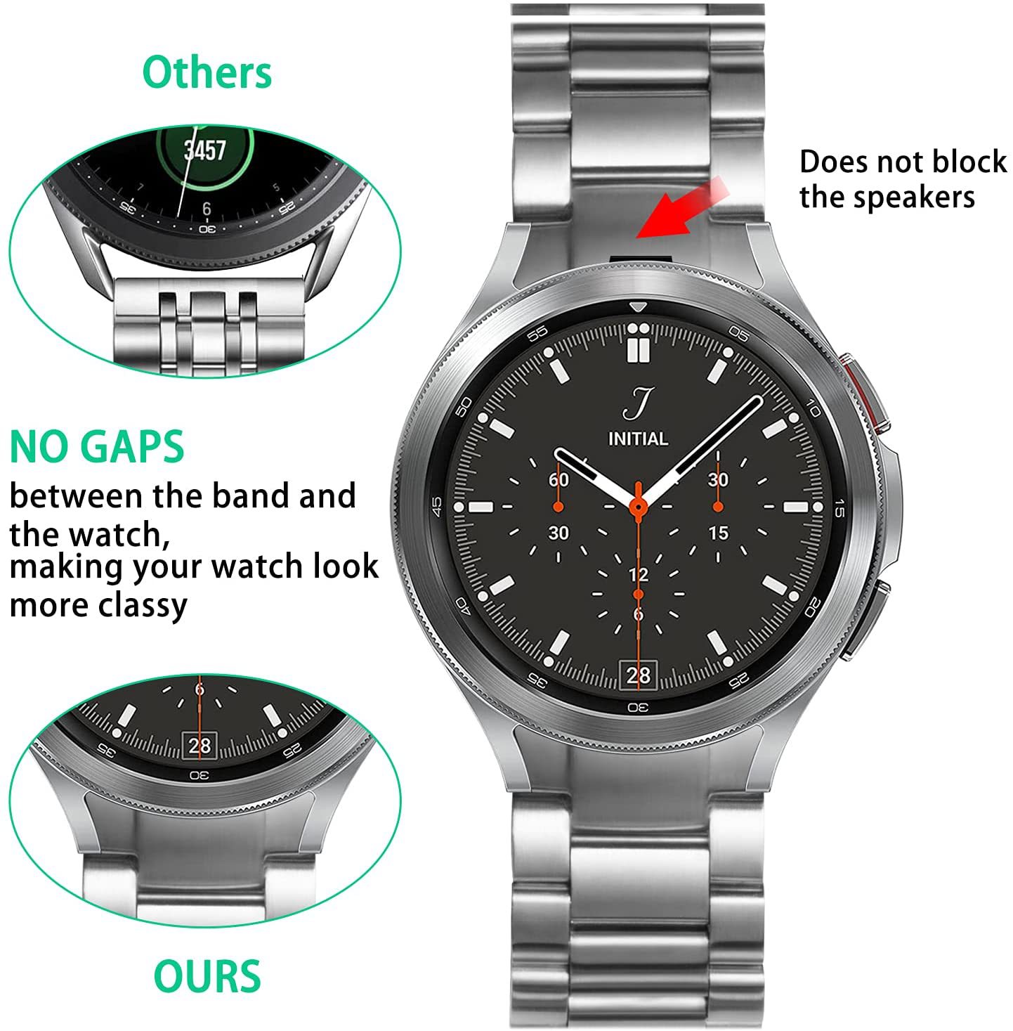 Compatibel met Samsung Galaxy  - Leather Classic Strap recensie en prijs