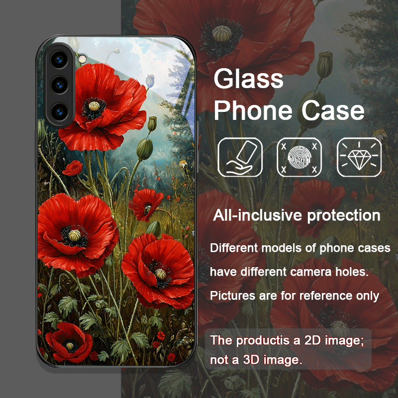 Retro Poppy Bloemen Bloeiend H - Samsung Galaxy S24 recensie en prijs