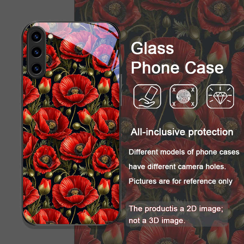 Retro Poppy Bloemen Bloeiend H - Samsung Galaxy S24 recensie en prijs